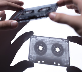 Togliatty Russia Circa June 2018 - old music tape recorder cassette