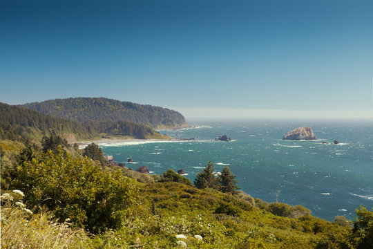 Highway 101 Views of False Klamath Cove California