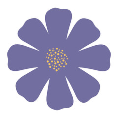 beautiful flower garden icon vector illustration design