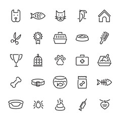 Vector Pet Icon Logo Set