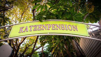 Schild 339 - Katzenpension © Thomas Reimer