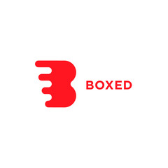 Boxed Letter B Logo