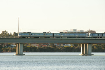 Fototapeta na wymiar Public Railway - Perth - Australia