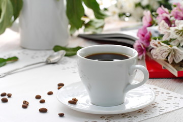 Cup of morning coffee