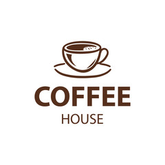 Coffee Shop Logo Design Element in Vintage Style for Logotype, Label, Badge and other design. Bean retro vector illustration.