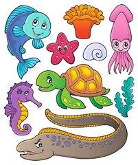 Sea life theme collection 1