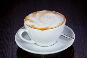 Capuccino coffee cup