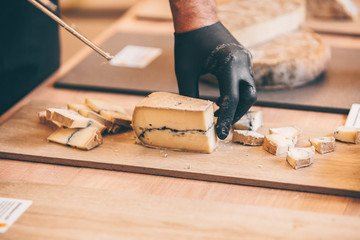 French cheese tasting