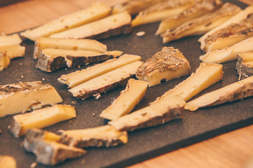 French cheese tasting
