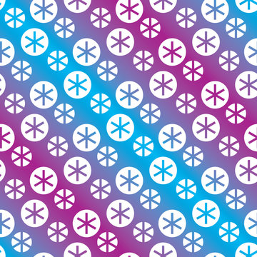 Simple winter geometric swatch.