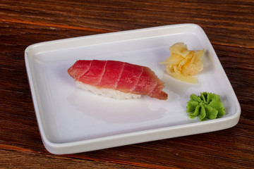 Japanese sushi with tuna