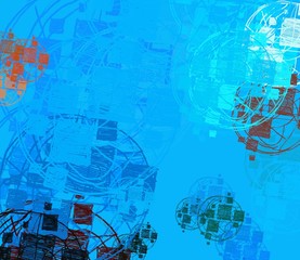 Abstract painting on canvas. Hand made art. Colorful texture. Modern artwork. Strokes of fat paint. Brushstrokes. Contemporary art. Artistic background image.