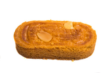 almond biscuits isolated