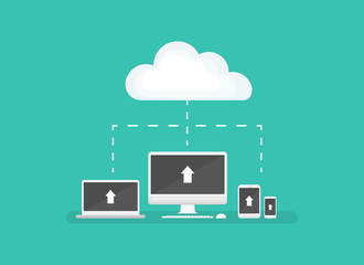 Cloud technology concept
