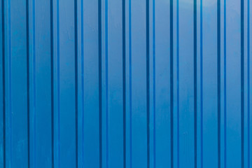 blue fence