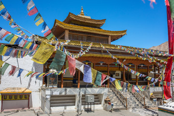 Fototapeta na wymiar Ladakh Jo Khang Temple is a famous Buddhist monastery in Leh, Jammu and Kashmir, India