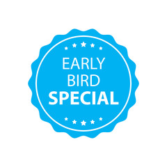 Early bird special stamp