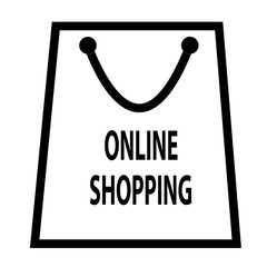 online shopping icon isolated on transparent background. shopping symbol for your web site design, logo, app, UI. online shop sign. online store symbol.