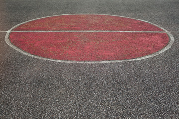 Center of Basketball Yard