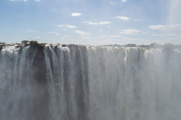 Victoria Falls Seen from the Zambian Side