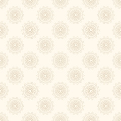 Seamless floral wallpaper pattern. Seamless floral ornament on background. Pattern for your design