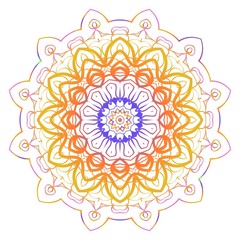 Art deco floral pattern of geometric elements. seamless pattern. Vector illustration. design for printing, presentation, textile industry.