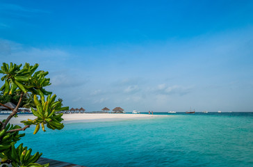 The perfect beach in Maldives