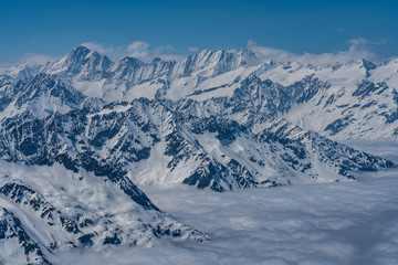 Fototapeta na wymiar Switzerland, Titlis snow alps