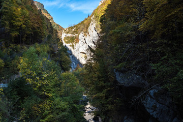 Fototapeta na wymiar Frankreich - Vercor - Gorges de la Bourne bei Villard de Lans