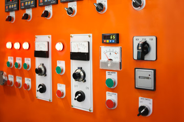 Industrial power supply control unit, electric power supply box