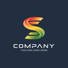 Letter S logo design