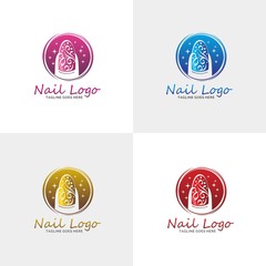 Nail salon logo design