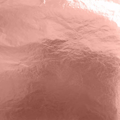 Stock vector illustration shiny, sparkly copper leaf. Metal foil texture Isolated on gray background. EPS10