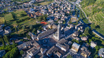 Fototapeta na wymiar Basilica of Tirano, Valtellina