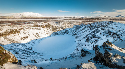 Kerid Iceland Volcanic Crater