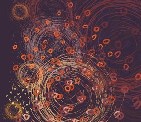 Abstract painting on canvas. Hand made art. Colorful texture. Modern artwork. Strokes of fat paint. Brushstrokes. Contemporary art. Artistic background image.