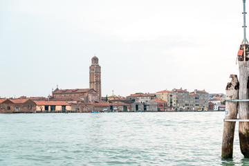 Fototapeta na wymiar Venice, Italy from the water