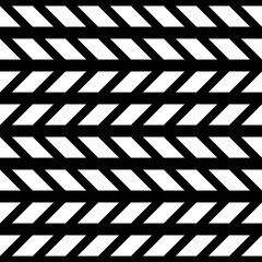 Design seamless monochrome zigzag pattern