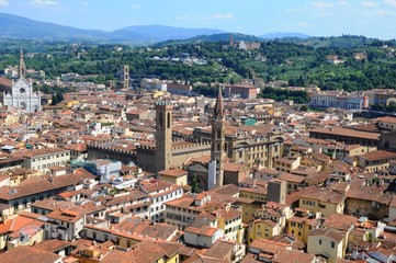 Obraz premium The City Town and landscape of Florence in Italy