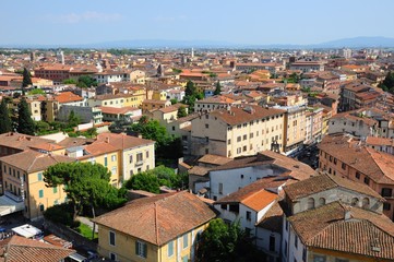 Obraz premium The City Town and landscape of Pisa in Tuscany, Italy