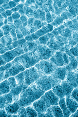 Photo of a macro of blue sea waves