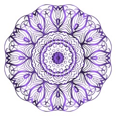 Flower mandala. Printable decorative elements. Vector illustration for design.