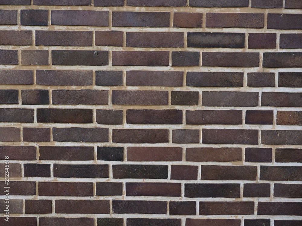 Wall mural brown bricks wall