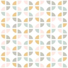 Peel and stick wall murals Scandinavian style Modern abstract seamless geometric pattern. Scandinavian style. Pastel colors Vector background.