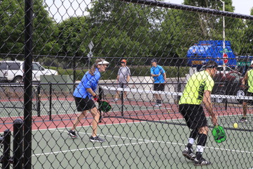 Dallas, Oregon July 4, 2018 Pickle Ball Competition 4th of July Celebration