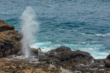 Scenic Nakalele Blowhole on Maui