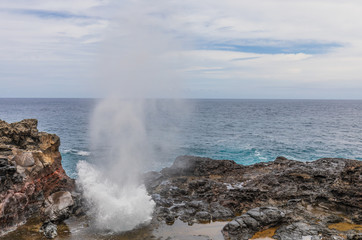 Scenic Nakalele Blowhole on Maui
