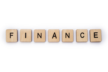 The word FINANCE