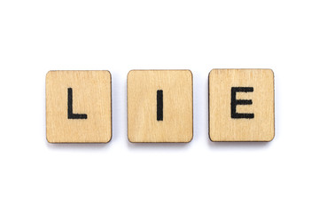 The word LIE