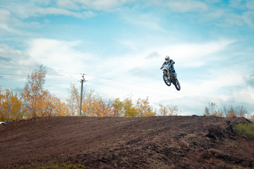 Naklejka premium Biker track